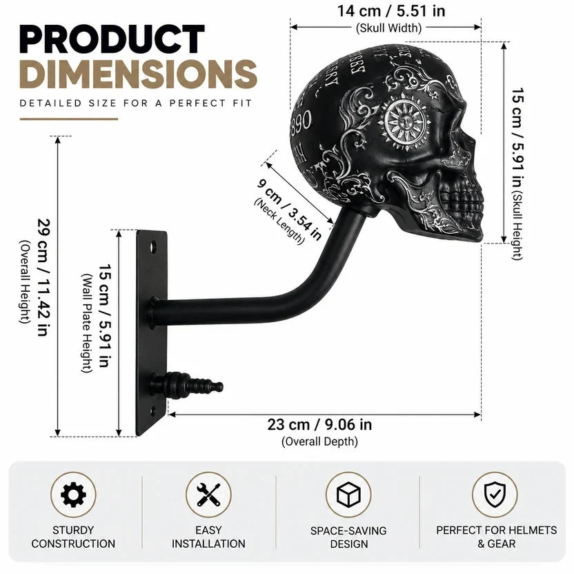 Skull Helmet Holder