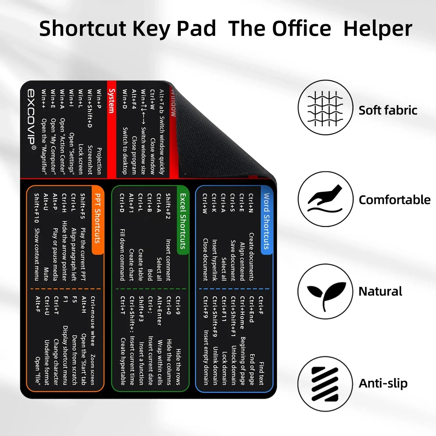 Shortcuts Mouse Pad