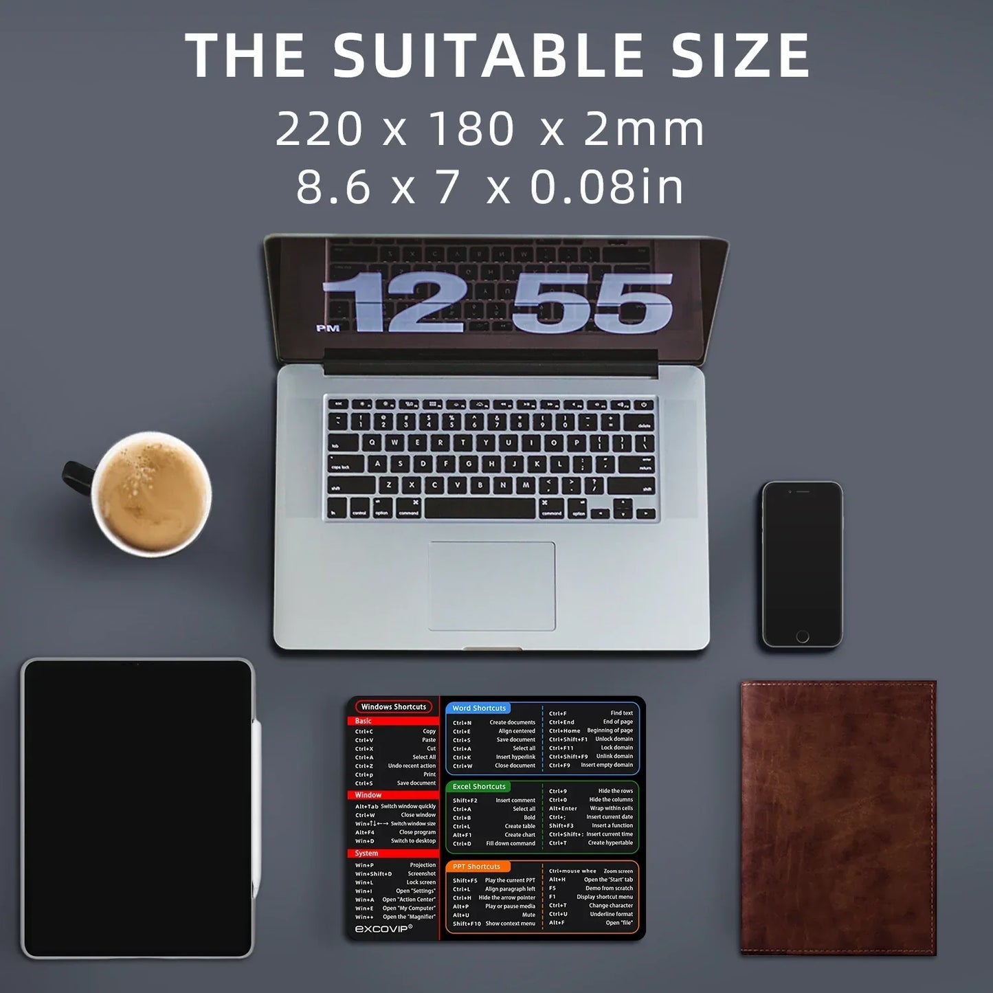 Shortcuts Mouse Pad