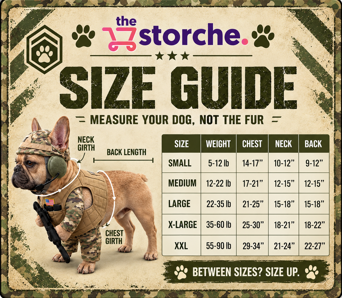 Pet Soldier Costume