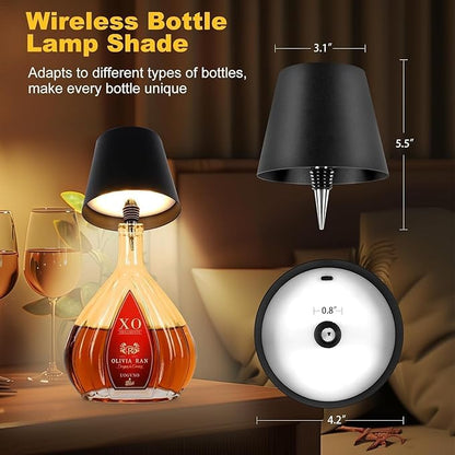 AuraLite Wireless Bottle Lamp