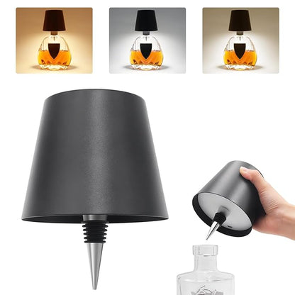 AuraLite Wireless Bottle Lamp