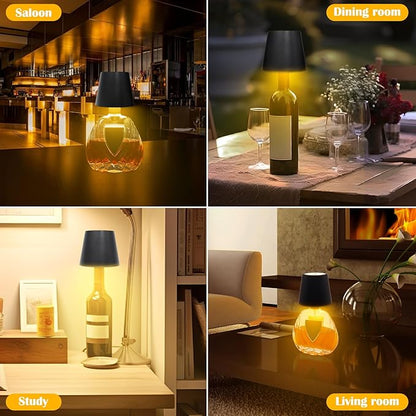 AuraLite Wireless Bottle Lamp