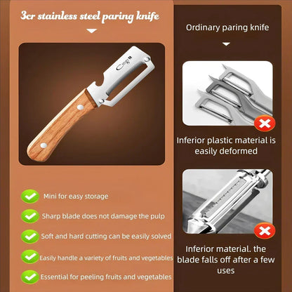 Chefora Premium Stainless Steel Vegetable Peeler Pro