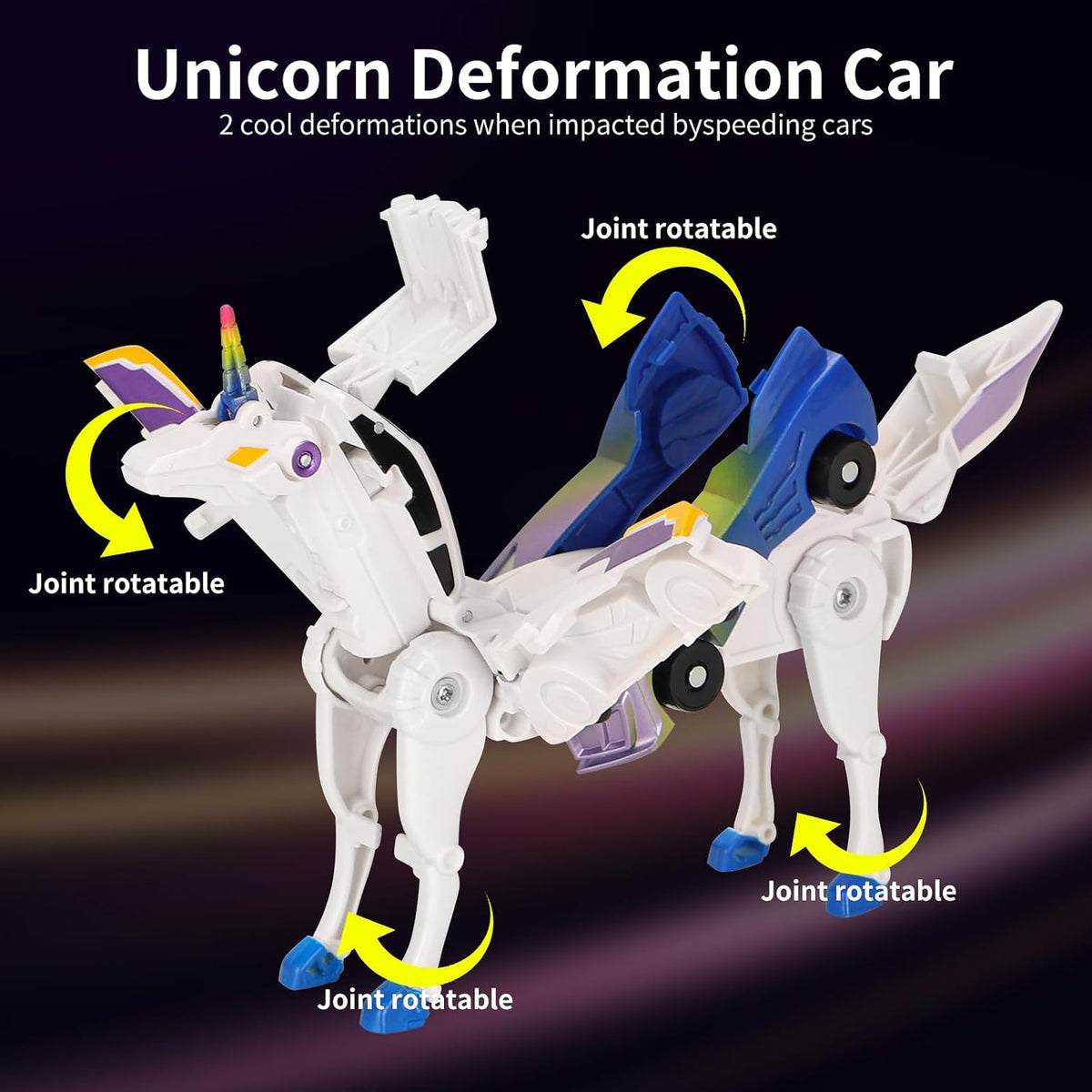 Car Toy transformable Unicorn
