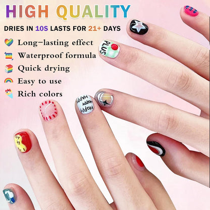 Nail Art Pens Set Fine Tips
