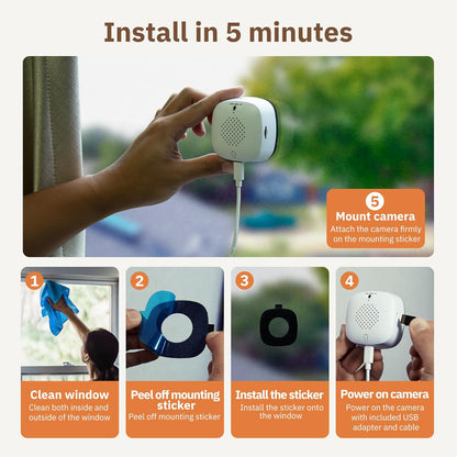 Chromax 3MP 2K Dual Band Indoor Security Cam