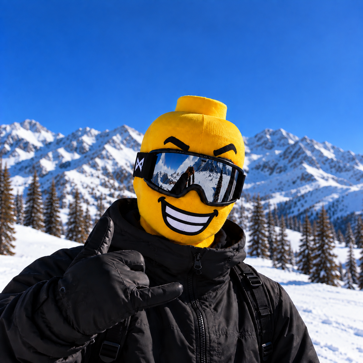 Winter Pro Thermal Ski Mask + Goggles