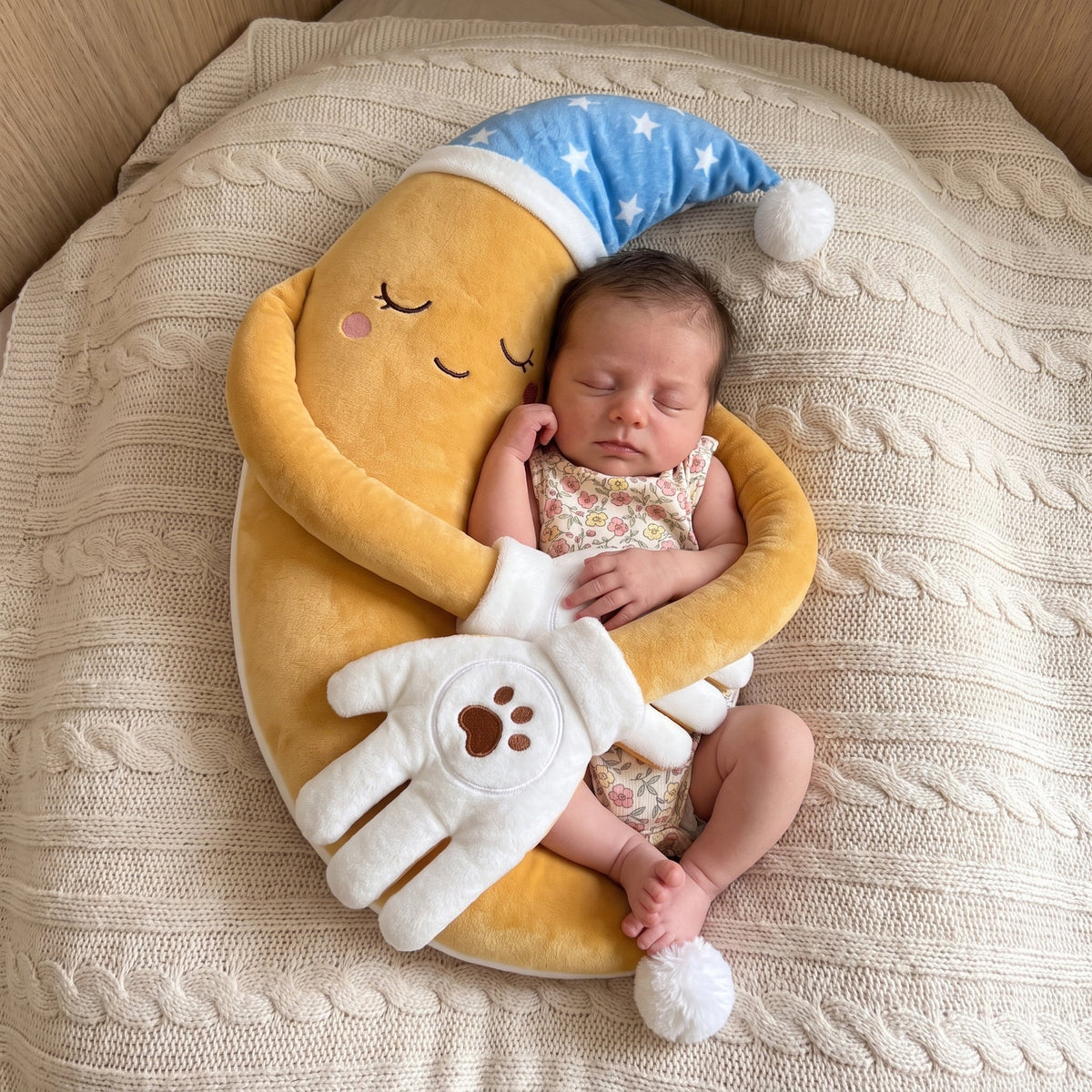 Dreamy Moon Baby Pillow
