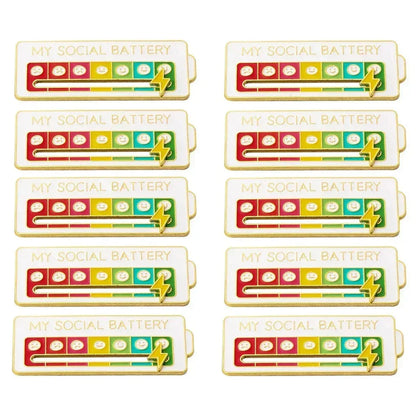 VibeMeter™Social Battery Pin