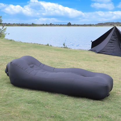 Inflatable Air Couch for Camping & Beach – Pump Not Included