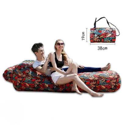 Inflatable Air Couch for Camping & Beach – Pump Not Included