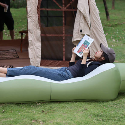 Inflatable Air Couch for Camping & Beach – Pump Not Included