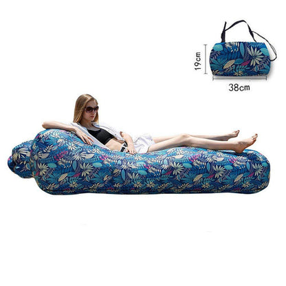 Inflatable Air Couch for Camping & Beach – Pump Not Included
