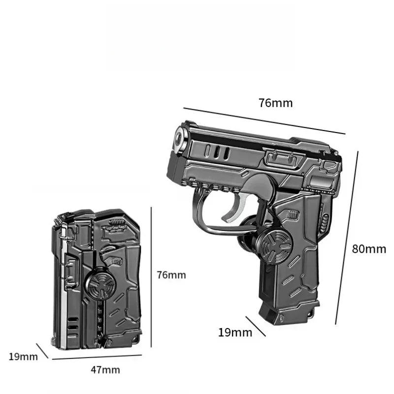 Folding Fingertip Jet Flame Gyro Lighter