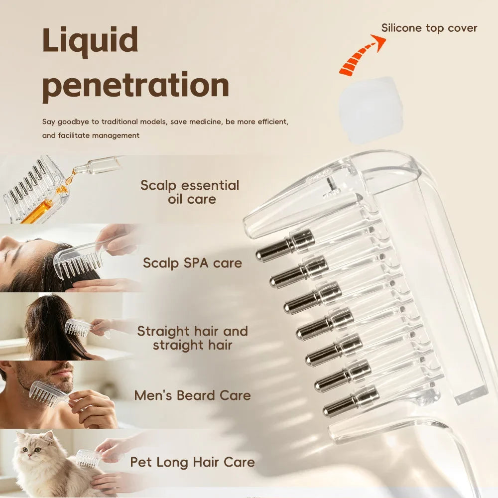 Essential Oil Applicator Massage Comb
