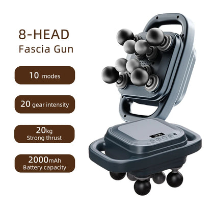 42-Heads Fascia Gun High-Frequency Vibration Body Massager