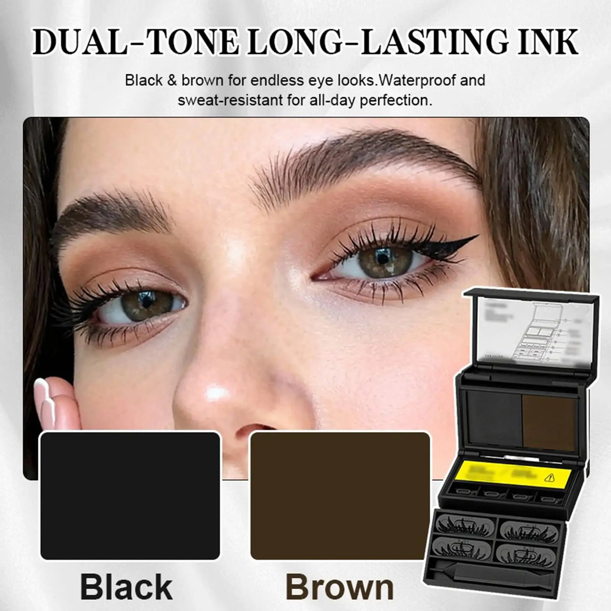 Waterproof Eyelash Stamp Makeup Kit