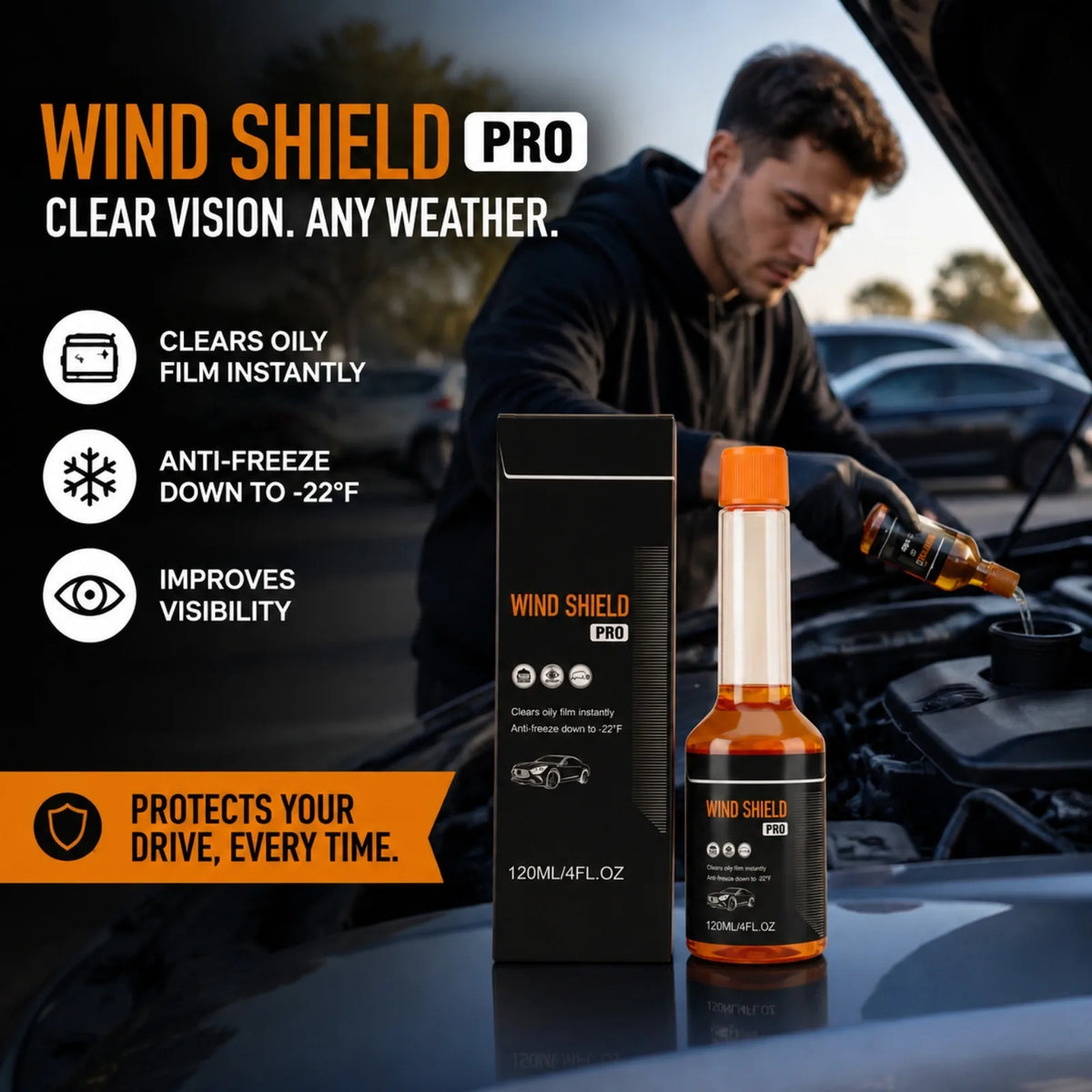 Windshield Oil Film Remover (2-Pack)