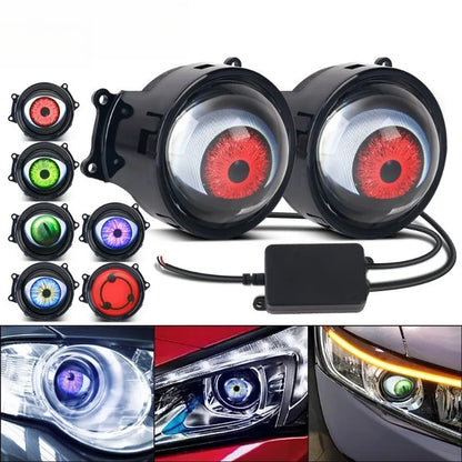 LED Devil Eye Car Headlight Projectors
