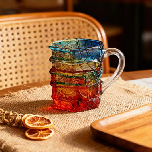 Book-Shaped Glass Mug