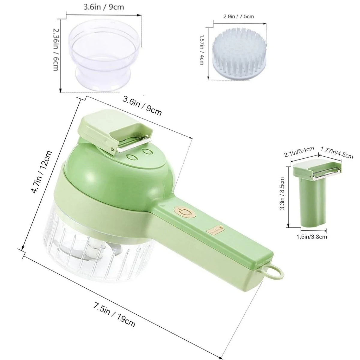 4-in-1 Electric Vegetable Chopper