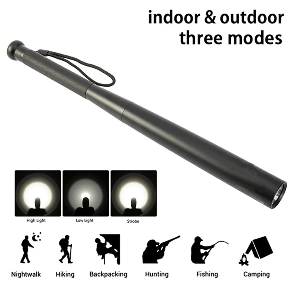 Heavy-Duty Security Flashlight Baton