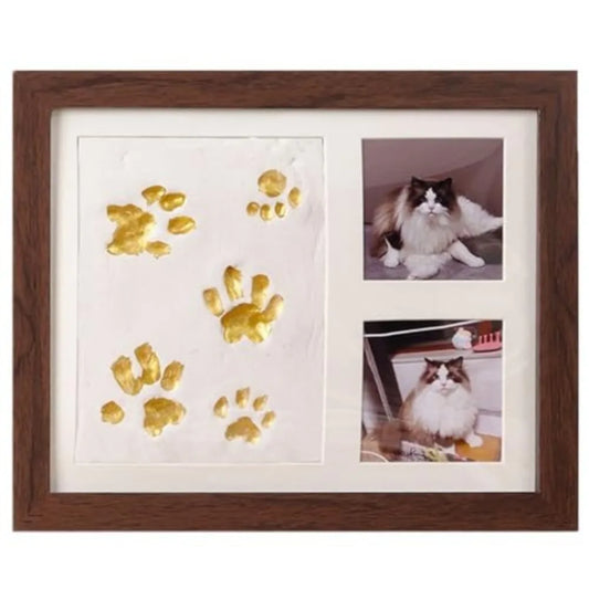 DIY Pet Paw Print Keepsake Frame