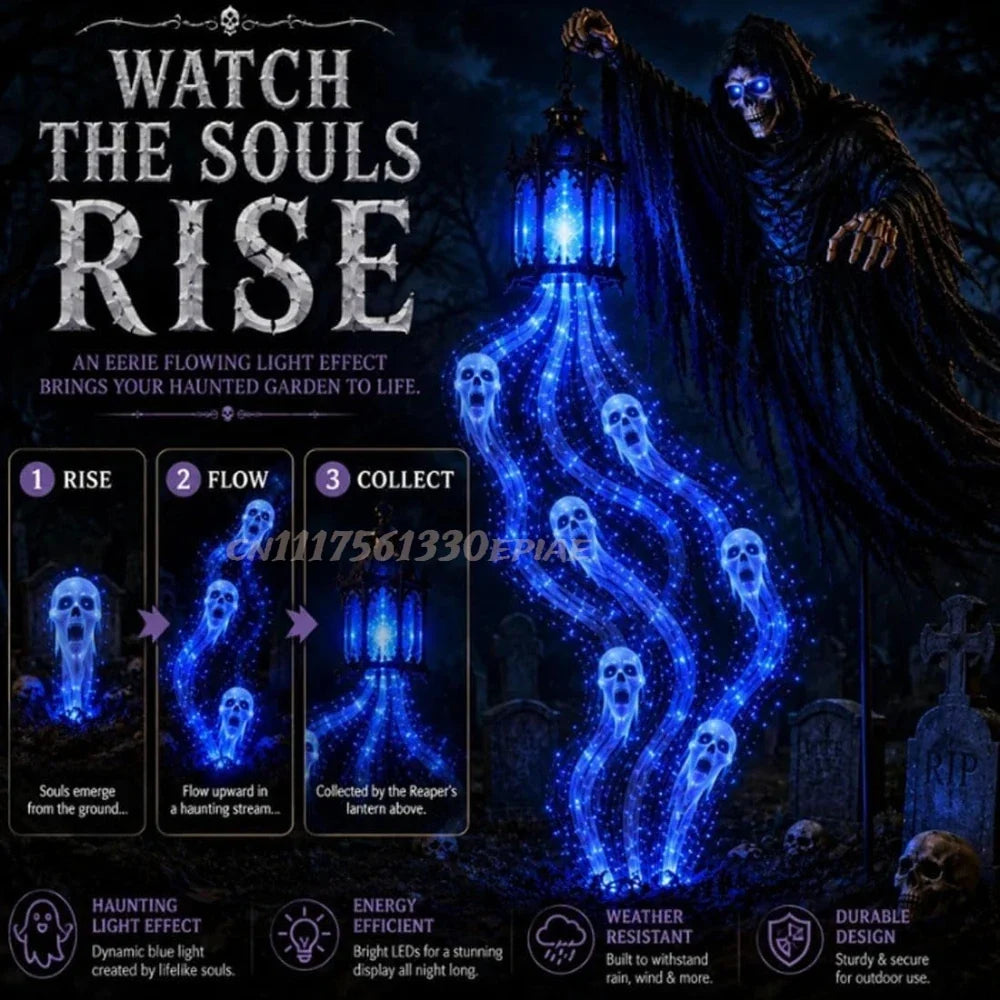 Grim Reaper Soul Harvester Yard Light