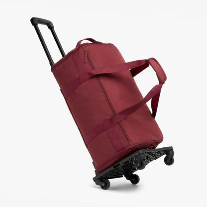 Large-Capacity Travel & Gym Duffel with Trolley Sleeve