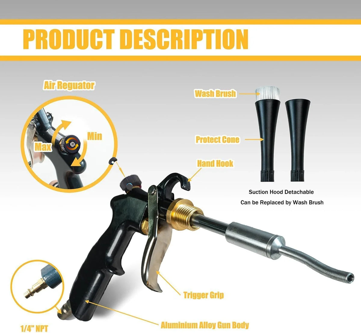 Car Interior Cleaning Gun