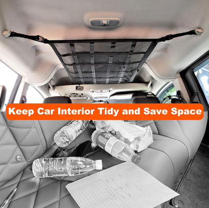 Adjustable Car Ceiling Cargo Net