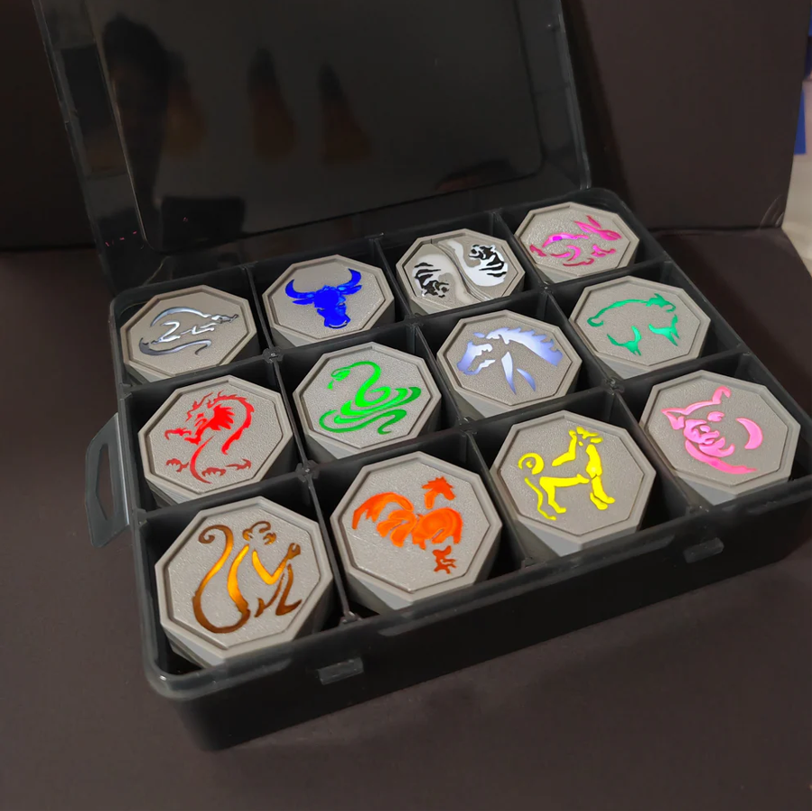 Jackie Chan Zodiac Talismans Keychain