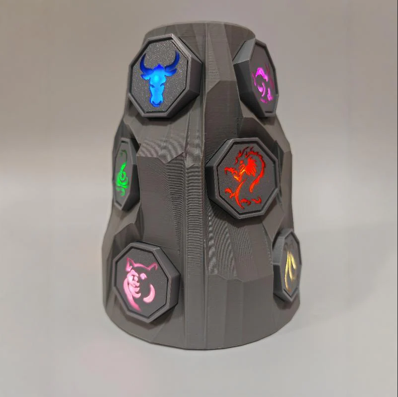 Jackie Chan Zodiac Talismans Keychain