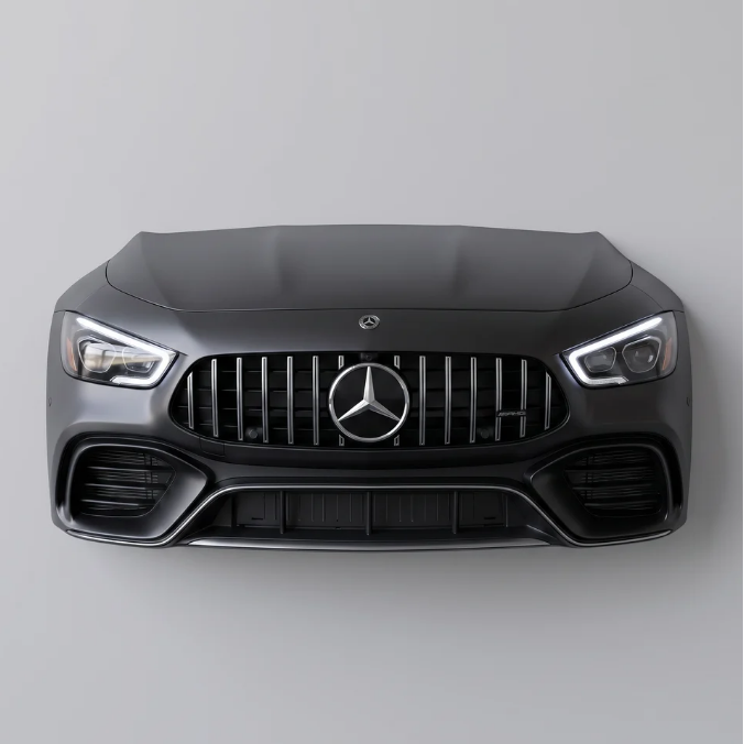 3D Sports Car Front Wall Decor