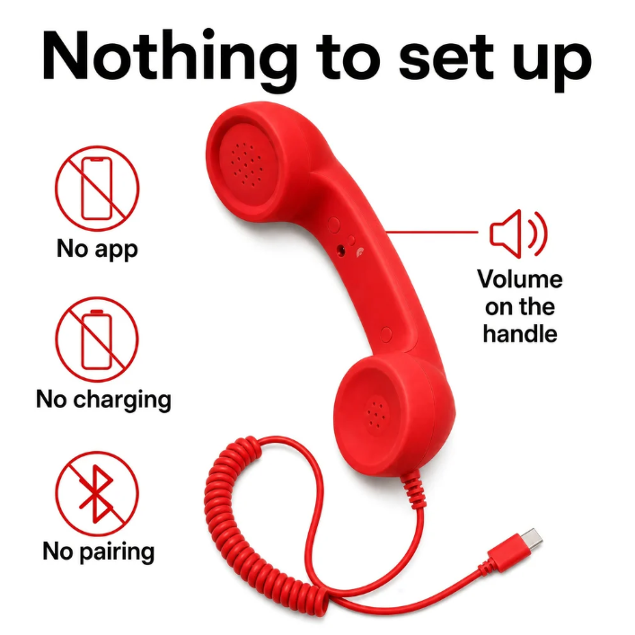 Retro Phone Handset