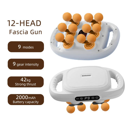 42-Heads Fascia Gun High-Frequency Vibration Body Massager