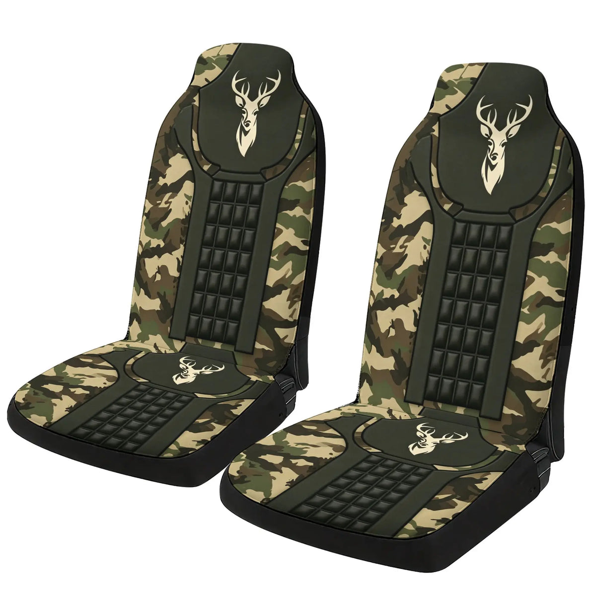 Camo Deer Car Seat Covers (5-Seat Set)