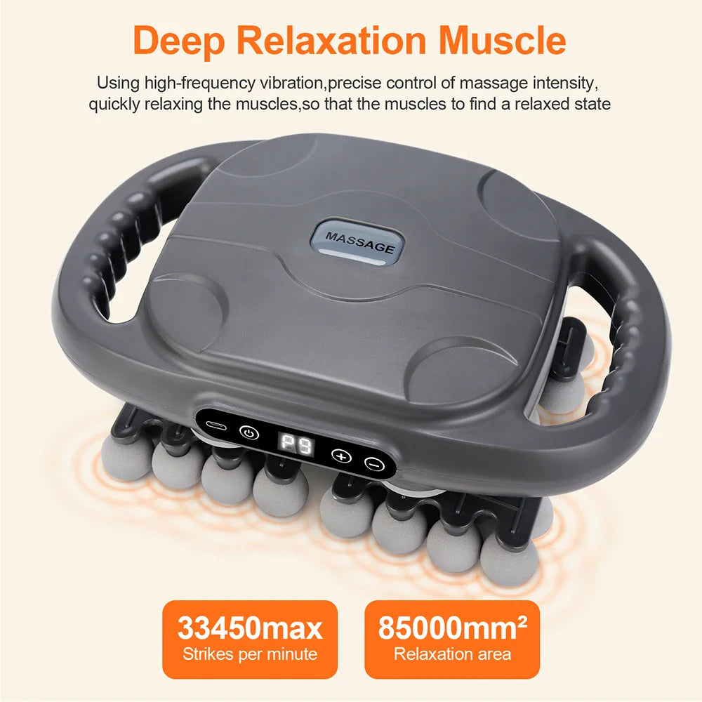 42-Heads Fascia Gun High-Frequency Vibration Body Massager