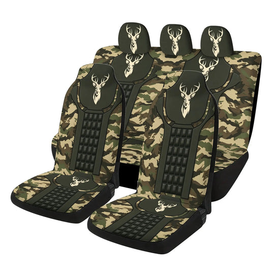 Camo Deer Car Seat Covers (5-Seat Set)