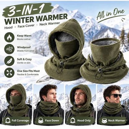 Windproof Fleece Hooded Balaclava