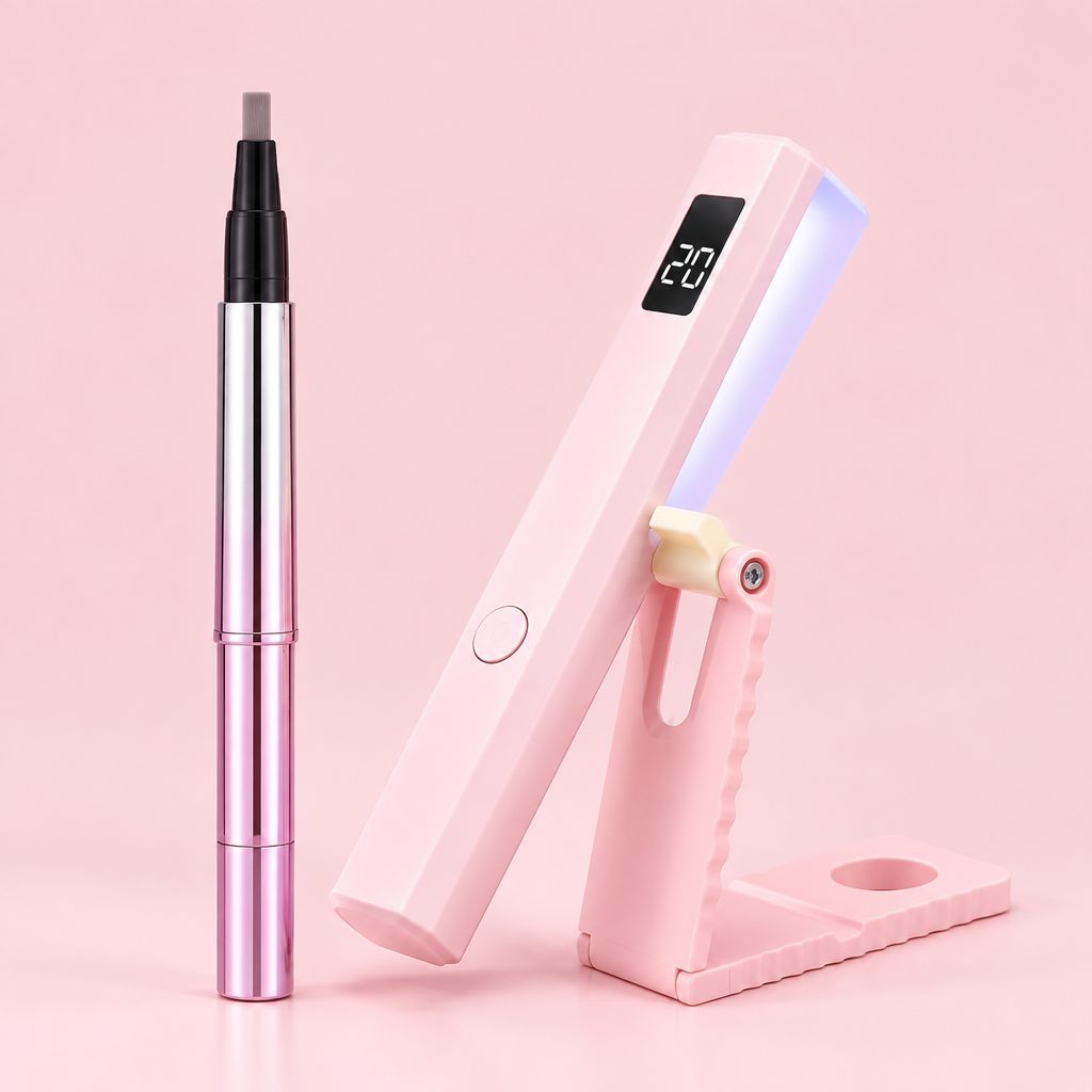 At-Home Gel Nail Combo (UV Lamp + Cat-Eye Gel Pen)