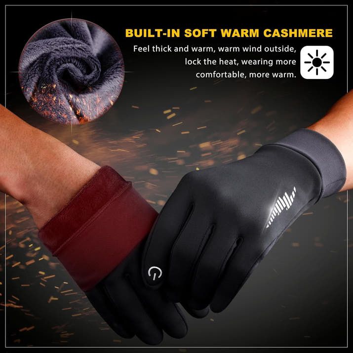 Warm Windproof Touchscreen Gloves
