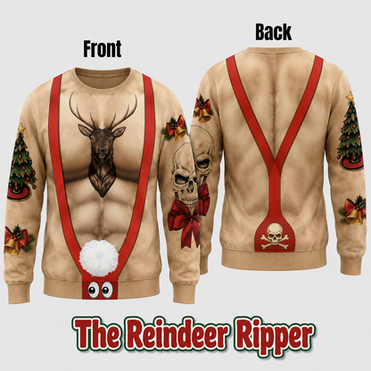 Funny Cheeky Christmas Ugly Sweater