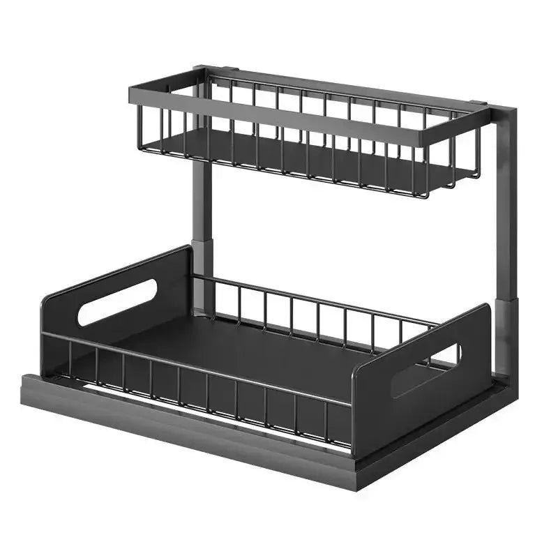 Under-Sink Pull-Out Organizer – Sliding Storage Drawer