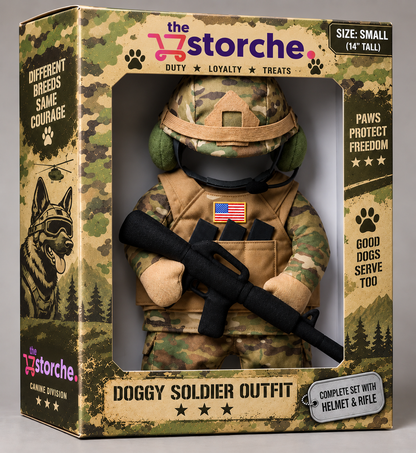 Pet Soldier Costume