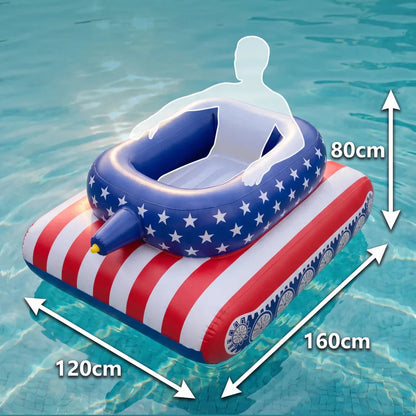 Inflatable Tank Pool Float