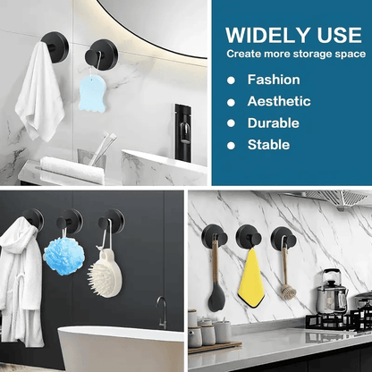 Premium Vacuum Suction Hooks - 4pcs