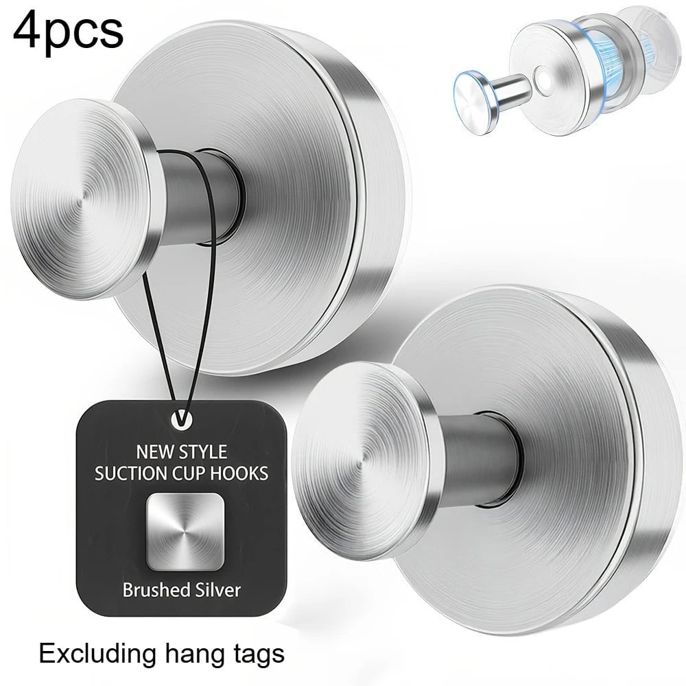 Premium Vacuum Suction Hooks - 4pcs