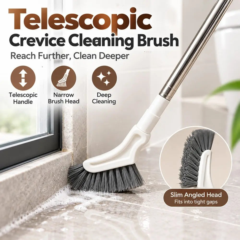 Extendable Crevice Cleaning Brush